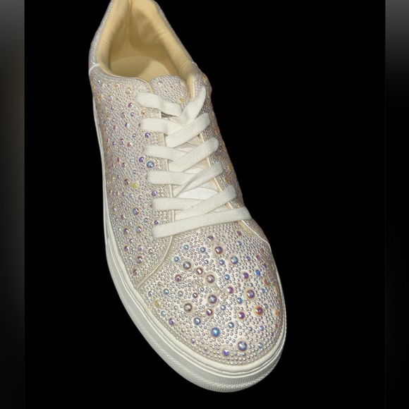 Betsey Johnson Shoes - Betsy johnson SIDNY IVORY Sneakers Iridescent Pearl size 11. New Beautiful .NWOT